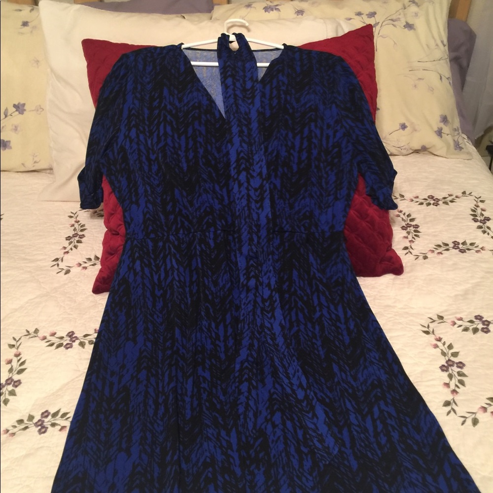 Faux wrap dress